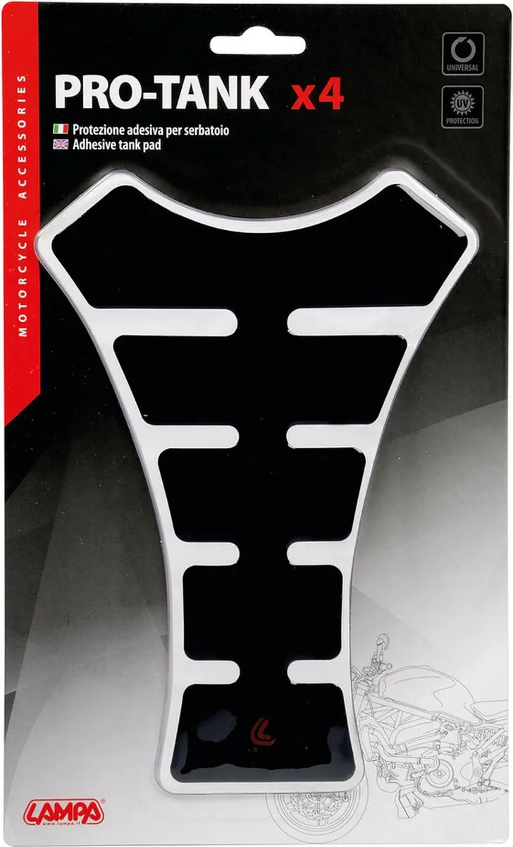 Lampa Pro-Tank X4 Tankbeschermer - Zwart - Universeel