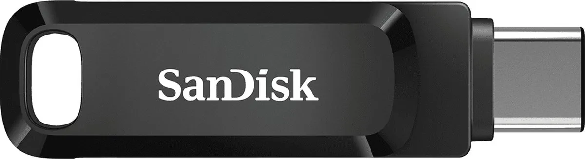 SanDisk Ultra Dual Drive Go SDDDC3-032G-G46 USB-stick 32GB - Zwart
