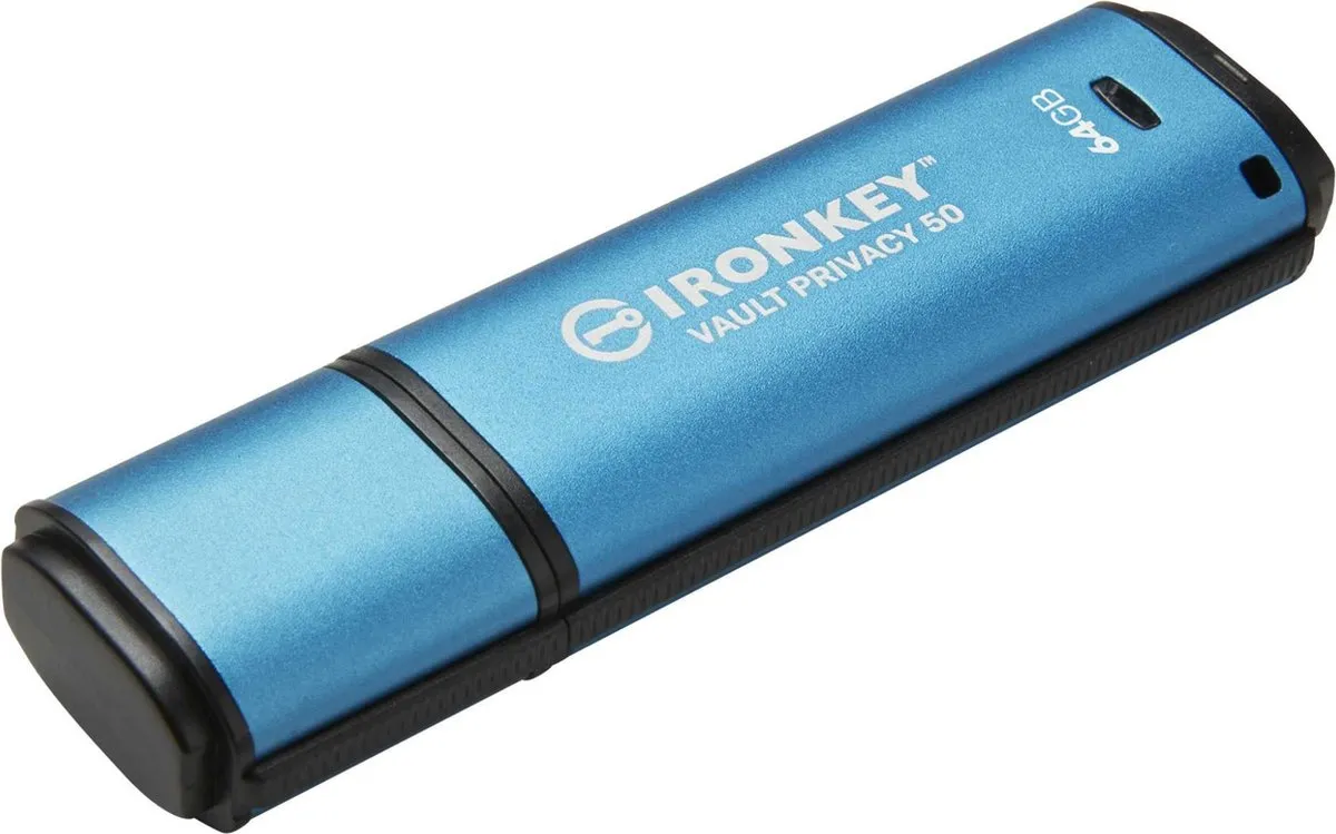Kingston IronKey Vault Privacy 50 IKVP50/64GB USB-stick 64GB