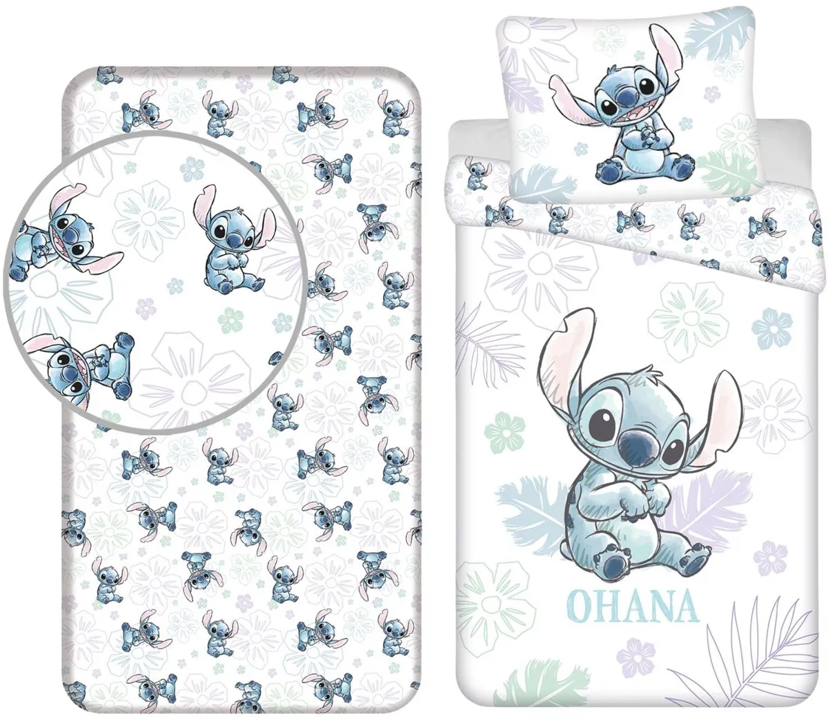 Disney Lilo & Stitch Dekbedovertrek + Hoeslaken