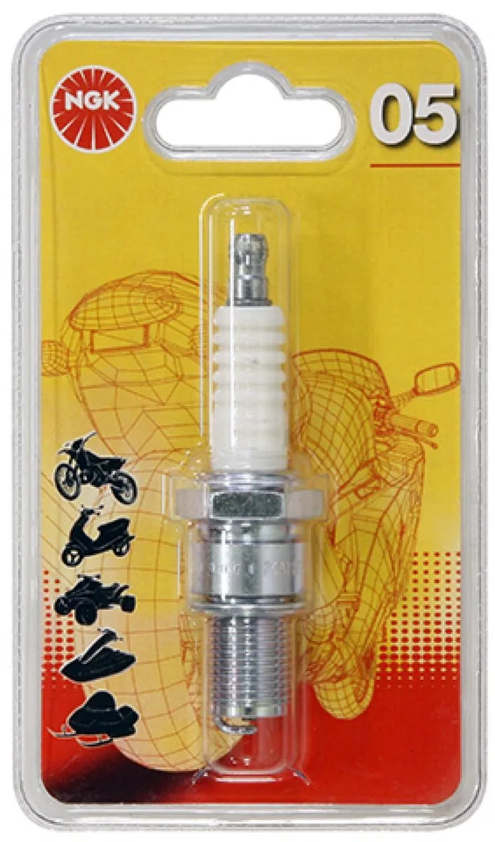 Bougie d'allumage NGK pour Moto Yamaha 125 XVS Dragstar Après 2000 Neuf