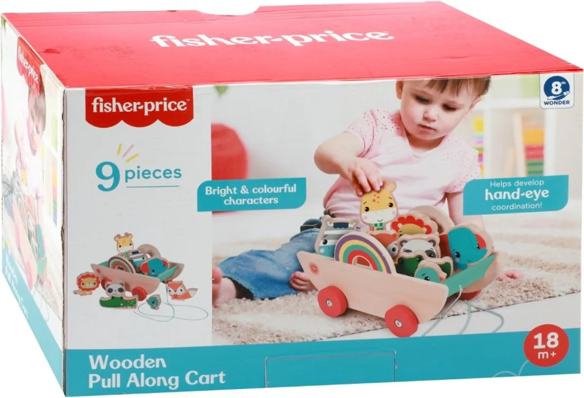 Fisher Price Houten Trekkar