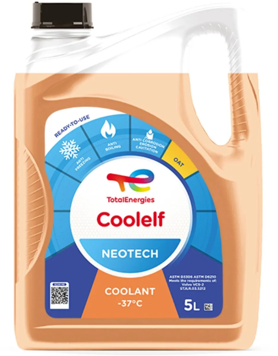 Total Coolelf Neotech -37°C Koelvloeistof 5L