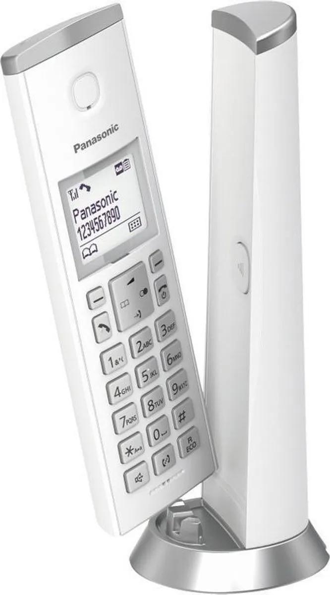 Panasonic KX-TGK220GW DECT Telefoon met Antwoordapparaat - 1 Handset - Wit