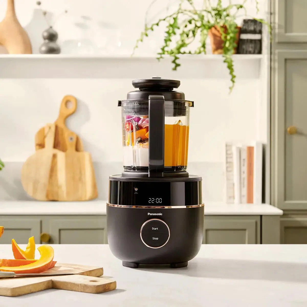 Panasonic MX-HG4401KXE Blender met Verwarming 800W - 1,2L Zwart