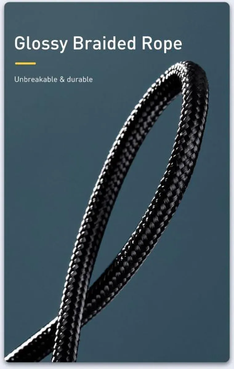 Baseus USB-C naar USB-C Kabel Cafule 1m - 60W PD2.0