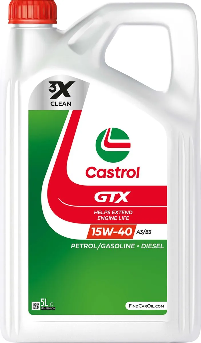 Castrol GTX Motorolie 15W-40 5L
