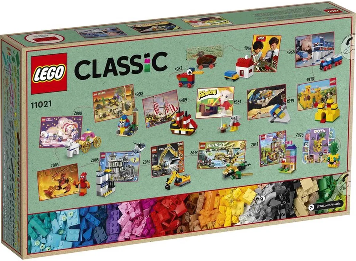 LEGO Classic 11021 Bouwset - 1100 Stukken - Meerkleurig