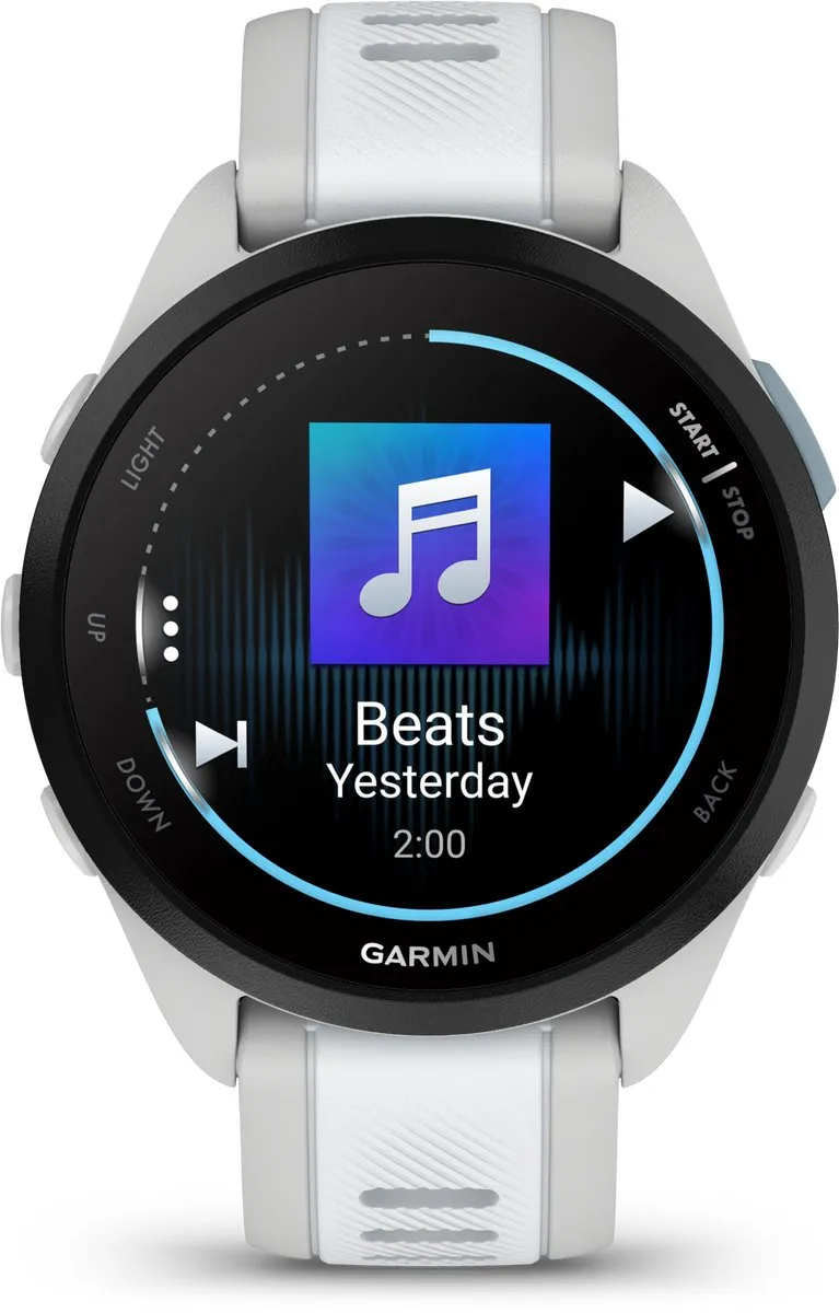 Garmin Forerunner 165 Music - 43mm - Mist Grey-Whitestone