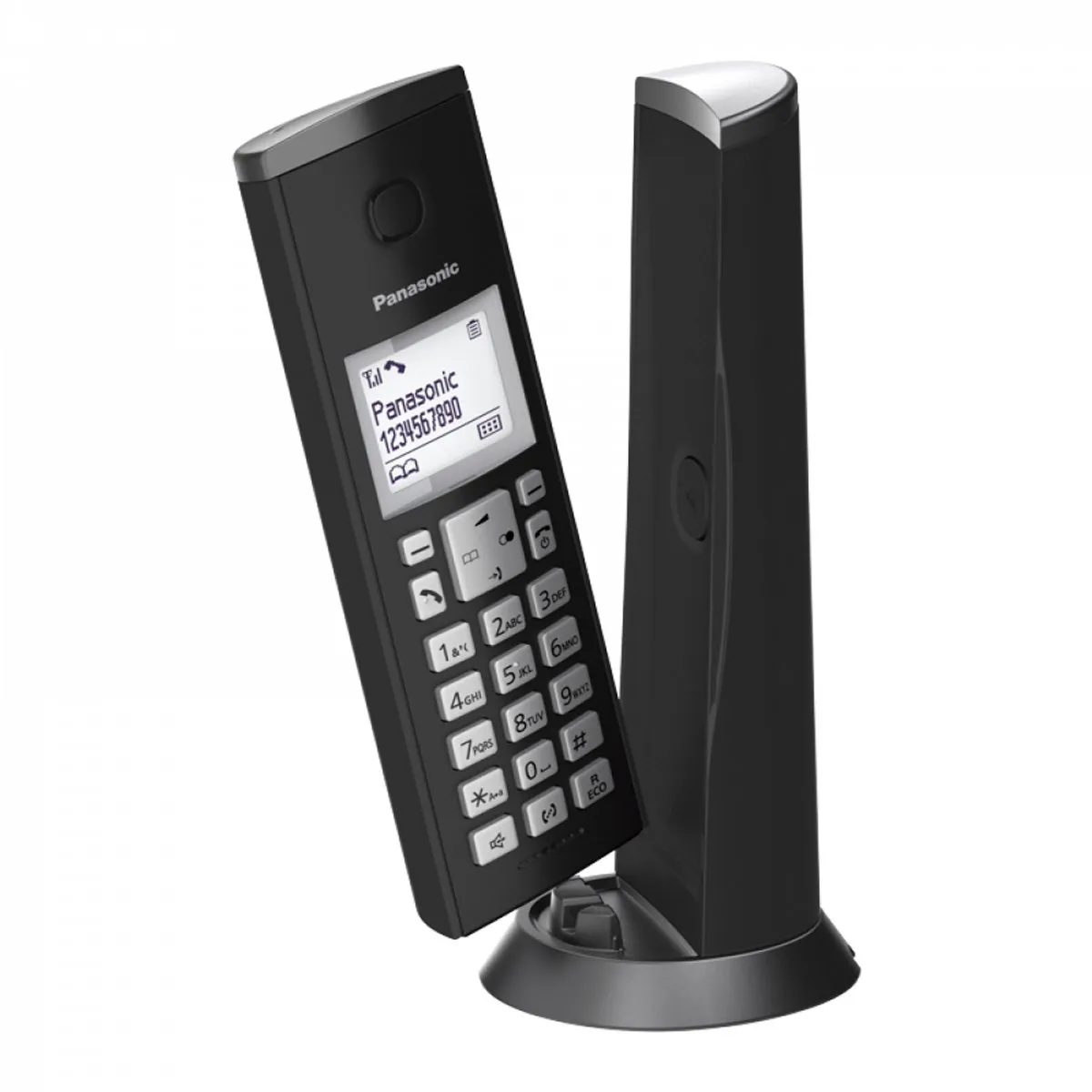Panasonic Design Draadloze Telefoon - 1 Handset - Zwart