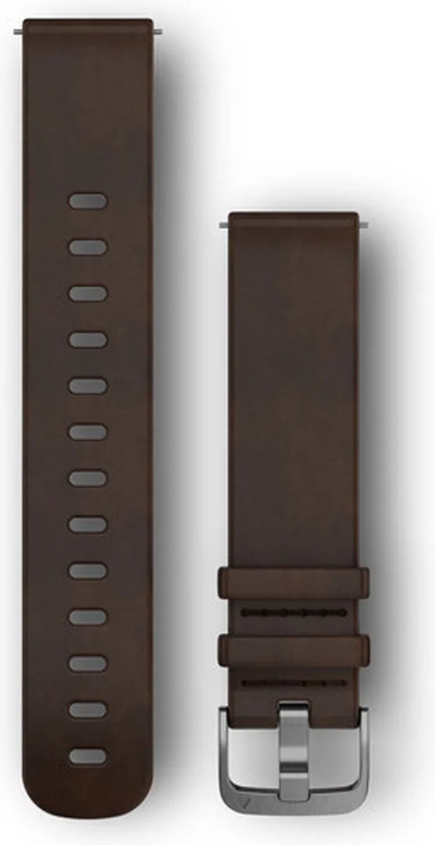 Garmin Quick Release Leren Horlogeband 20mm
