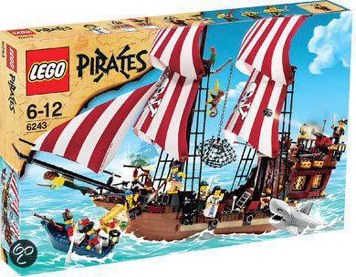 LEGO Pirates Schip van Blokbaard 6243 - 555 Stukken - afbeelding 2 van 2