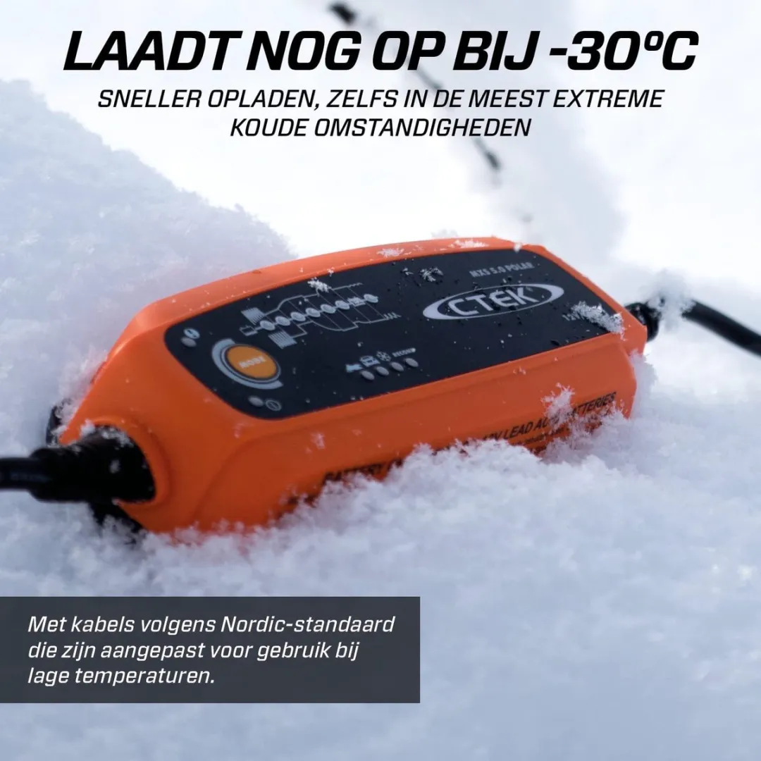 CTEK MXS 5.0 Polar Acculader - AGM/Gel/Lead