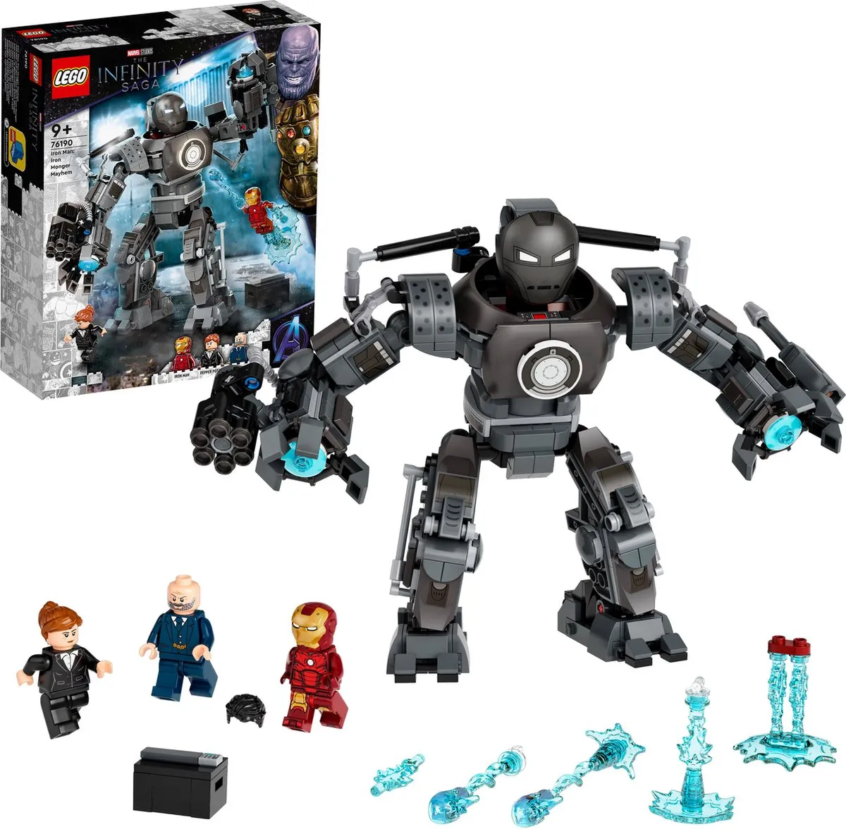 LEGO Marvel Avengers Iron Monger Mayhem 76190 - 479 Stukken