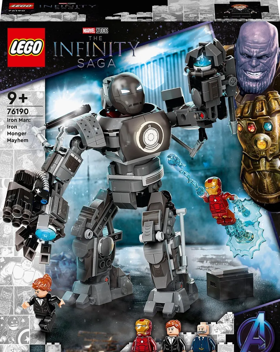 LEGO Marvel Avengers Iron Monger Mayhem 76190 - 479 Stukken