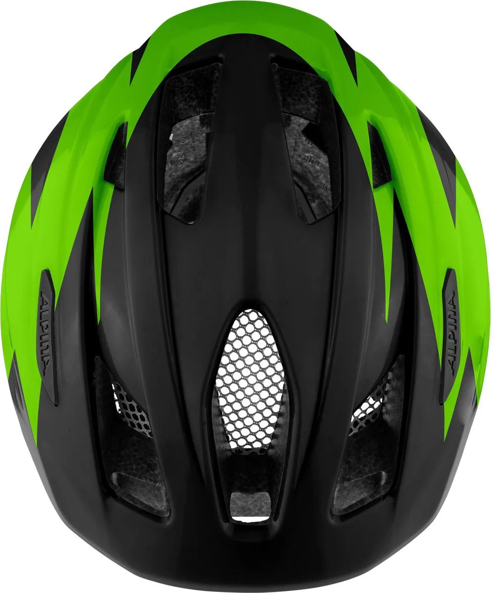 Alpina Pico Helm - 50-55cm - Zwart-Groen Glanzend - afbeelding 3 van 6