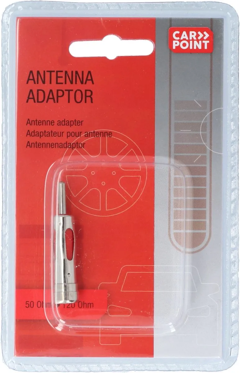 Carpoint Antenne Adapter 50 Ohm → 120 Ohm - Chroom