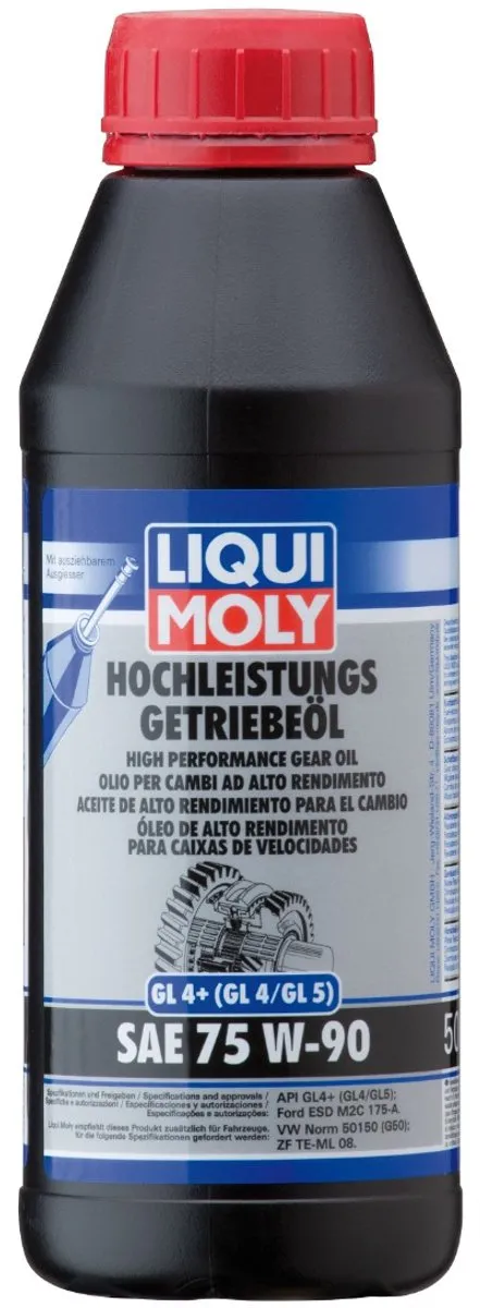 Liqui Moly Versnellingsbakolie GL4+ 75W-90 500ml