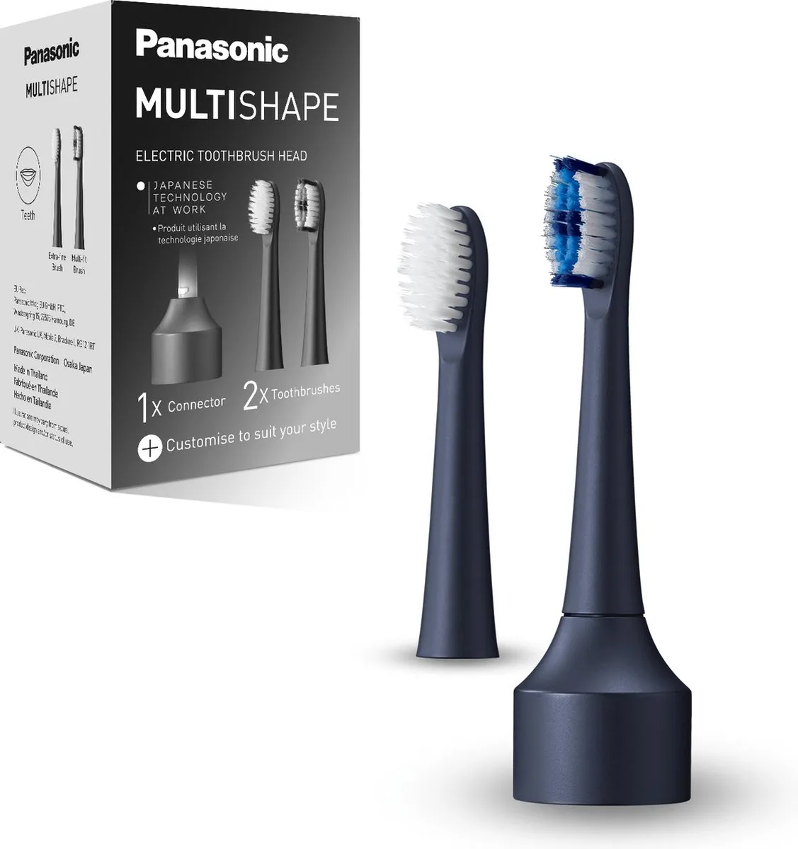 Panasonic ER-CTB1 Tandborstelkoppen - 2 Stuks - Blauw - afbeelding 6 van 6