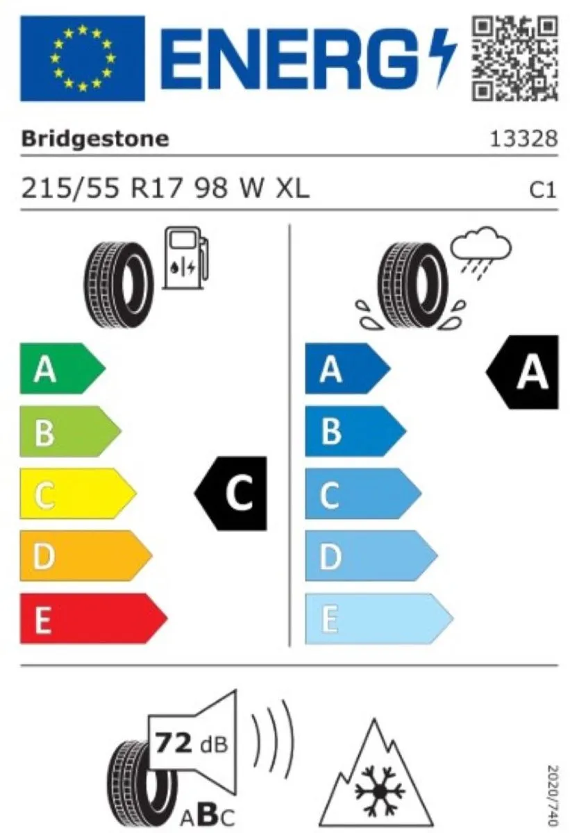 Bridgestone Weather Control A005 215/55 R17 98W XL