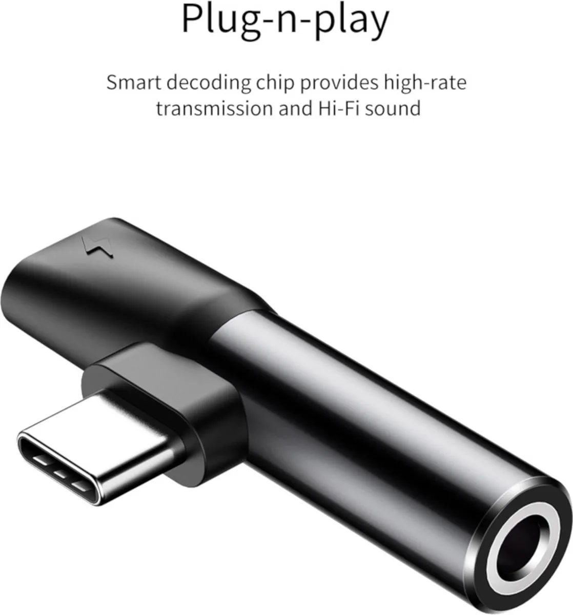 Baseus L41 CATL41-01 USB-C naar 3.5mm Audio Jack