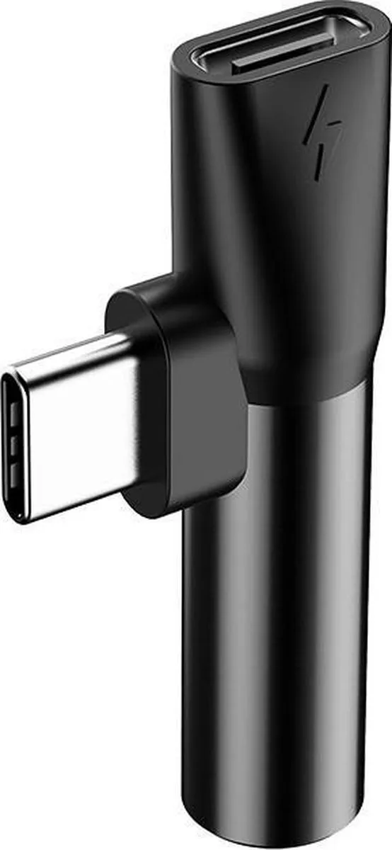 Baseus L41 CATL41-01 USB-C naar 3.5mm Audio Jack - Zwart