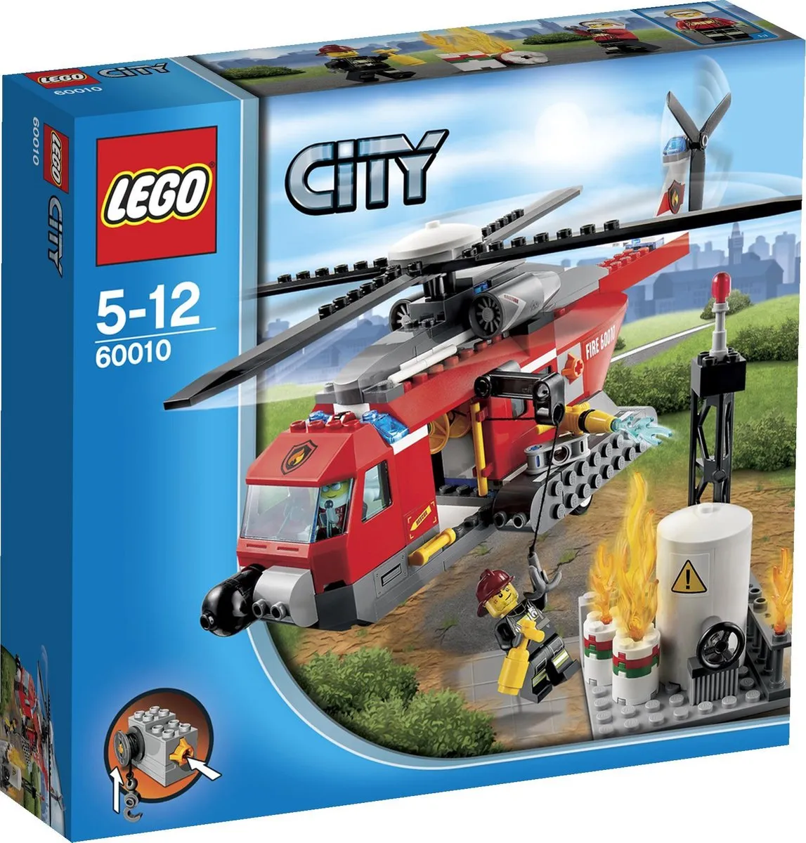 LEGO City Brandweerhelikopter 60010