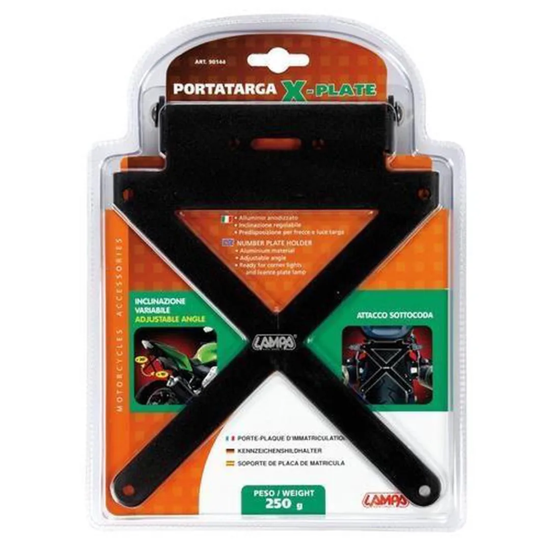 Lampa X-Plate Kentekenhouder - o.a. Yamaha/BMW/Kawasaki