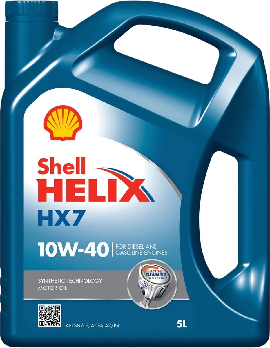 Shell Helix HX7 10W40 Motorolie 5L