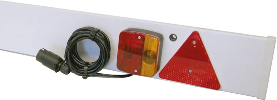 Carpoint Verlichtingsbalk 12V 7-polig - 120x14cm Wit