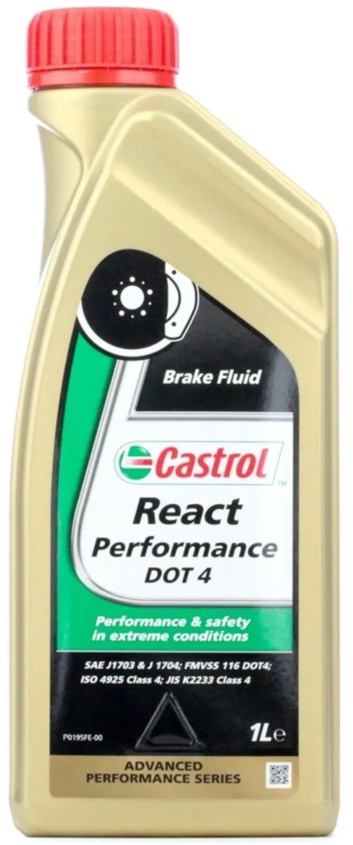 Castrol React Performance DOT4 Remvloeistof 1L