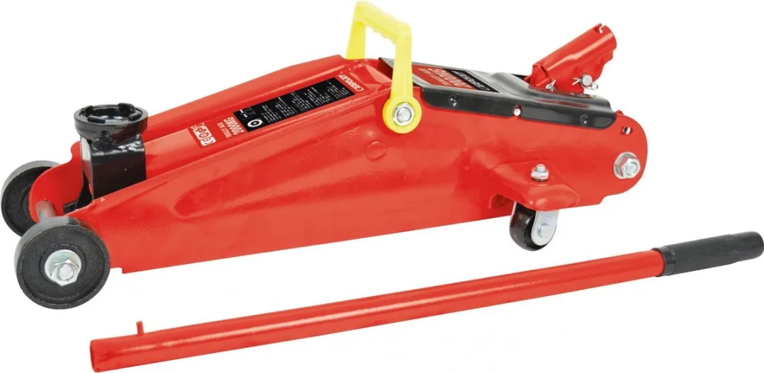 Carpoint Verrijdbare Garagekrik 2 Ton - 2000kg Rood