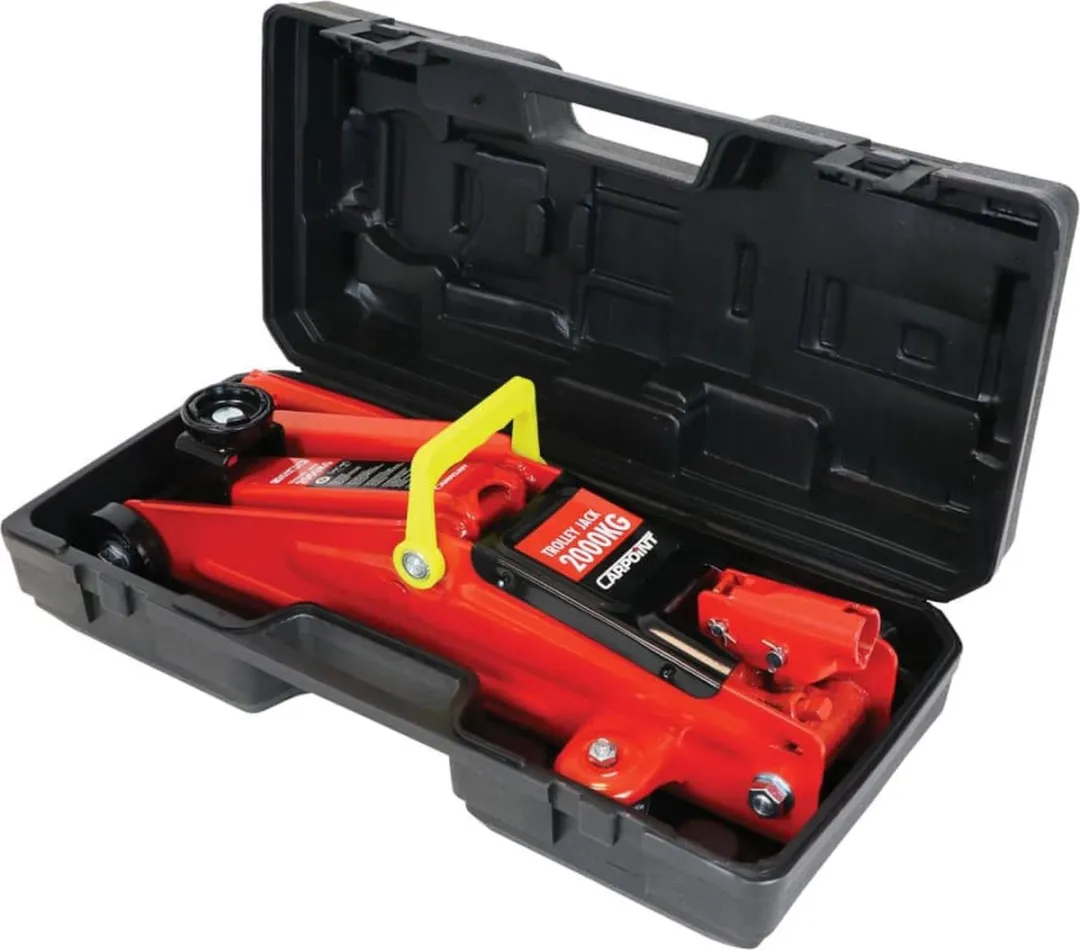 Carpoint Verrijdbare Garagekrik 2 Ton - 2000kg Rood - afbeelding 6 van 6