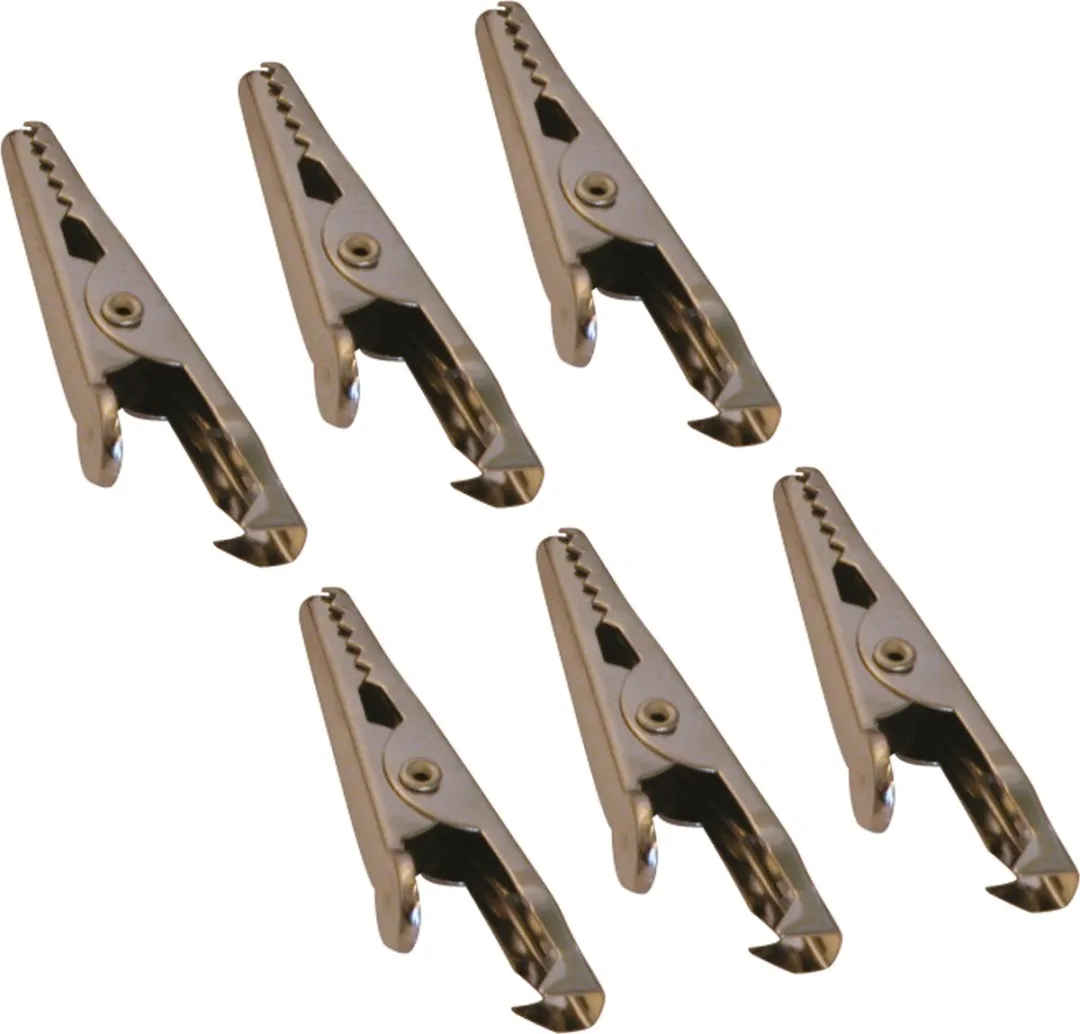 Carpoint Krokodillenbekjes - Zilver - 6 Stuks