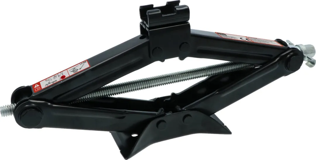 Carpoint Schaarkrik 1500KG - Hefhoogte 104-385mm - Zwart