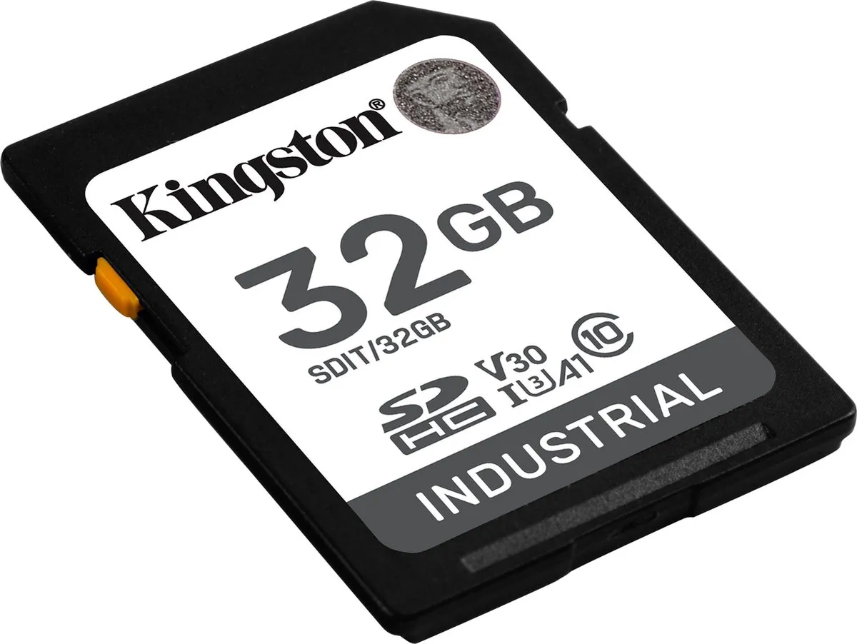Kingston Industrial SDIT 32GB Geheugenkaart - UHS-I Klasse 10
