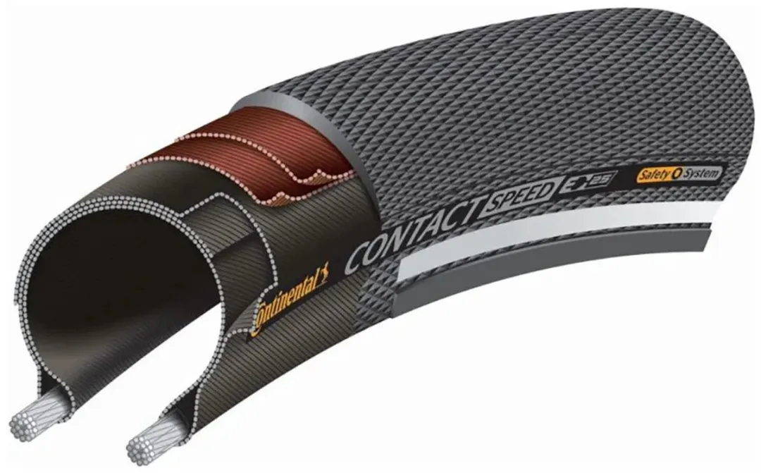 Continental Contact Speed Clincher 27.5x1,25" Banden - Zwart