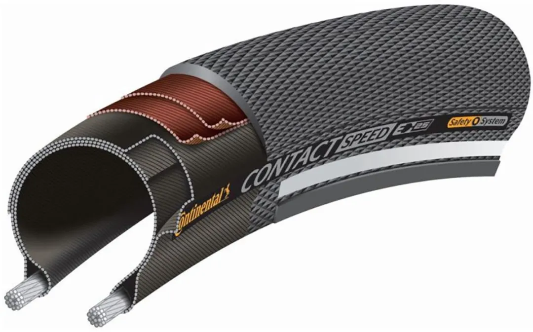 Continental Contact Speed Clincher 27.5x1,25" Banden - Zwart