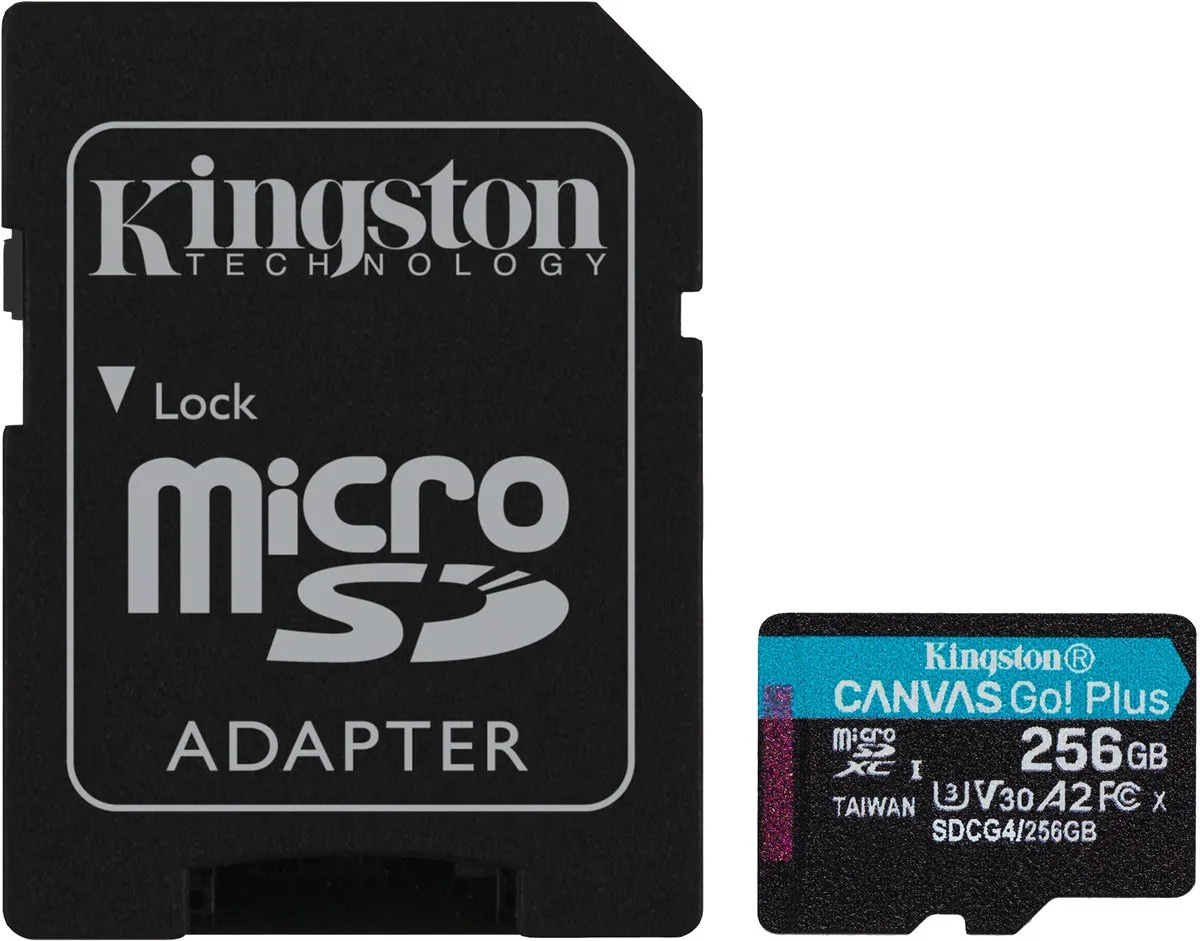 Kingston microSDXC Canvas Go! Plus Gen4 SDCG4/256GB - 256GB - 200MB/s