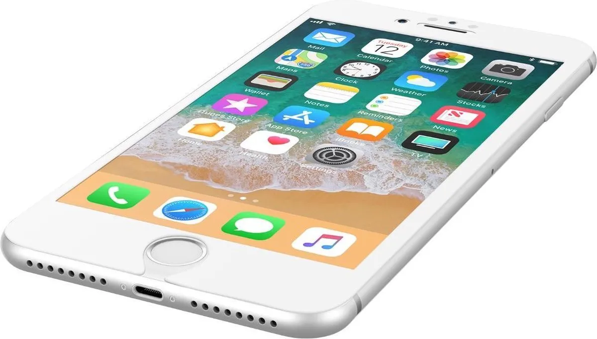 Belkin Tempered Curve Screenprotector iPhone 7/8 Plus - Wit Frame