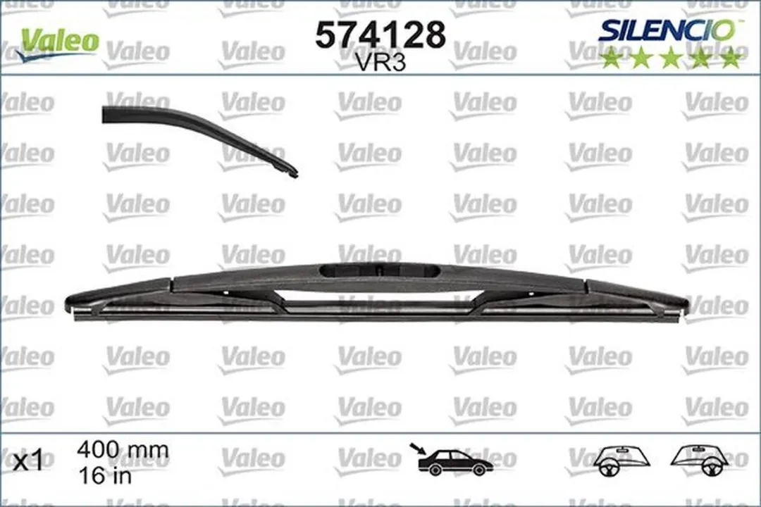 Valeo Ruitenwisser VR3 - Opel Meriva - Zwart