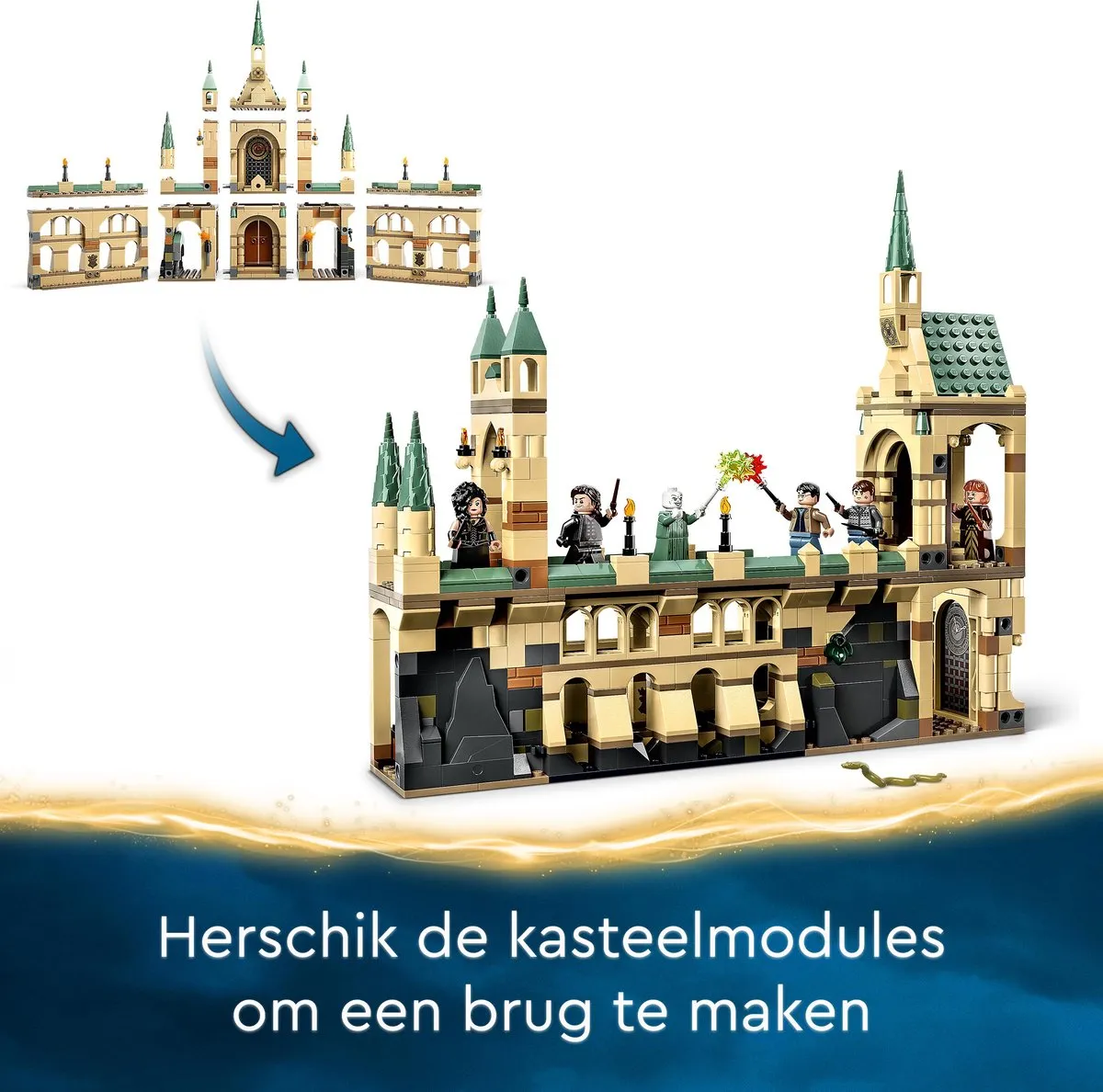 LEGO Harry Potter De Slag om Zweinstein Kasteel 76415 - 730 Stukken