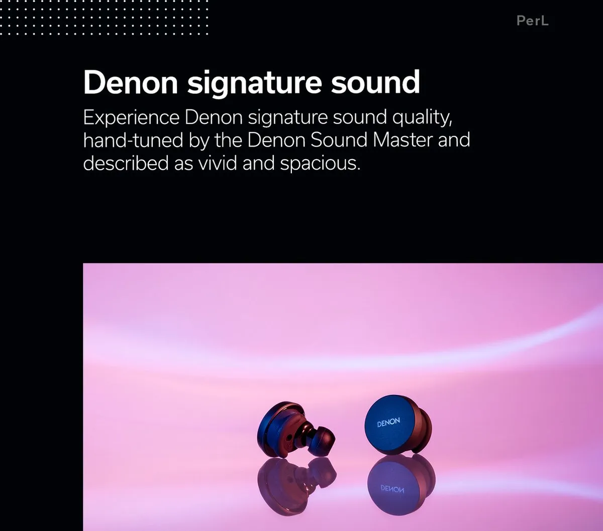 Denon PerL AH-C10PL Draadloze Oordopjes - 30u - Zwart