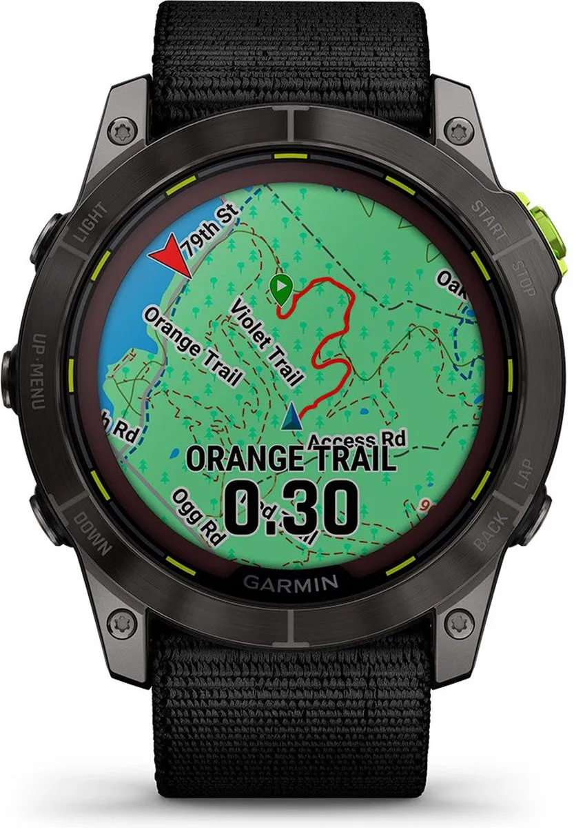 Garmin Enduro 2 - 51mm - Edelstaal/Zwart