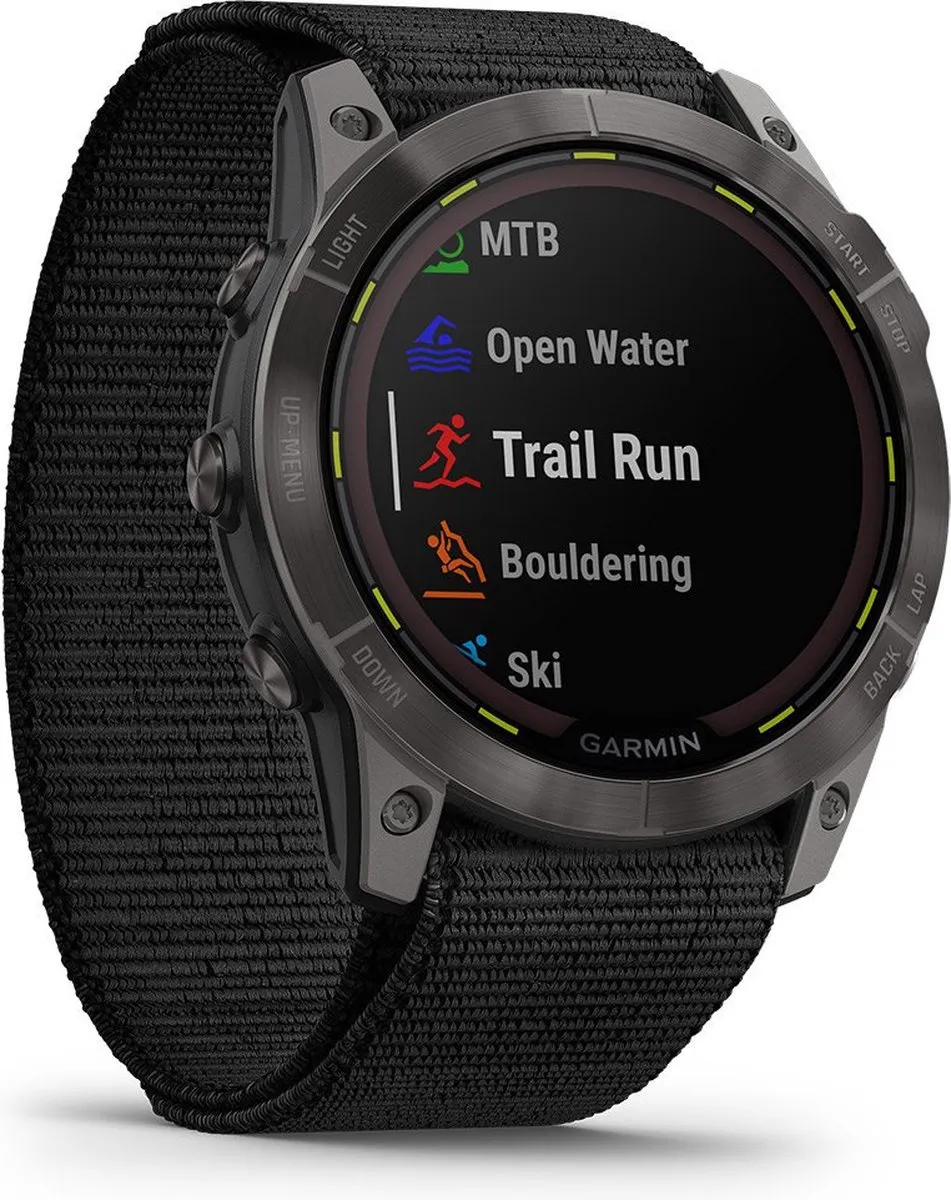 Garmin Enduro 2 - 51mm - Edelstaal/Zwart