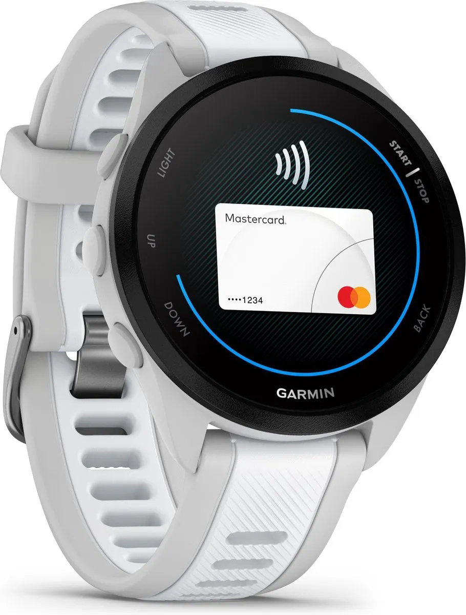 Garmin Forerunner 165 - Global versie - Hardloophorloge - Mist Grey-Whitestone