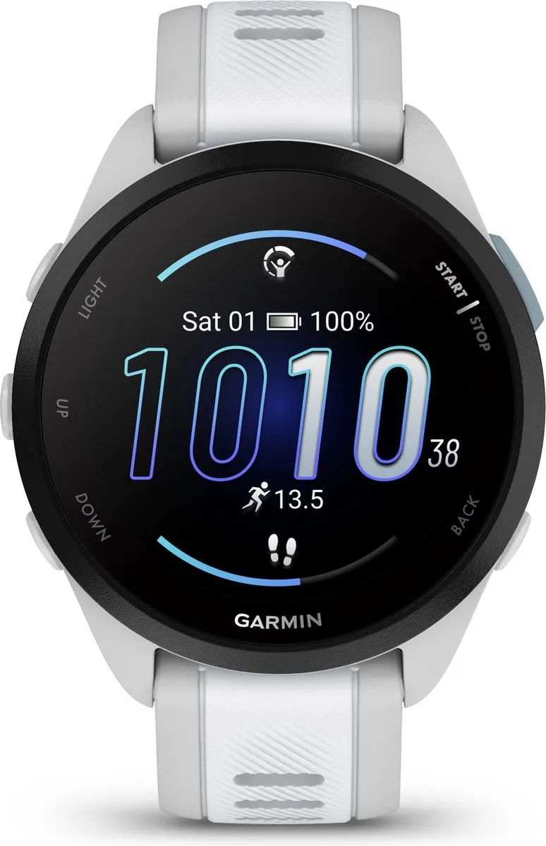 Garmin Forerunner 165 - Global versie - Hardloophorloge - Mist Grey-Whitestone