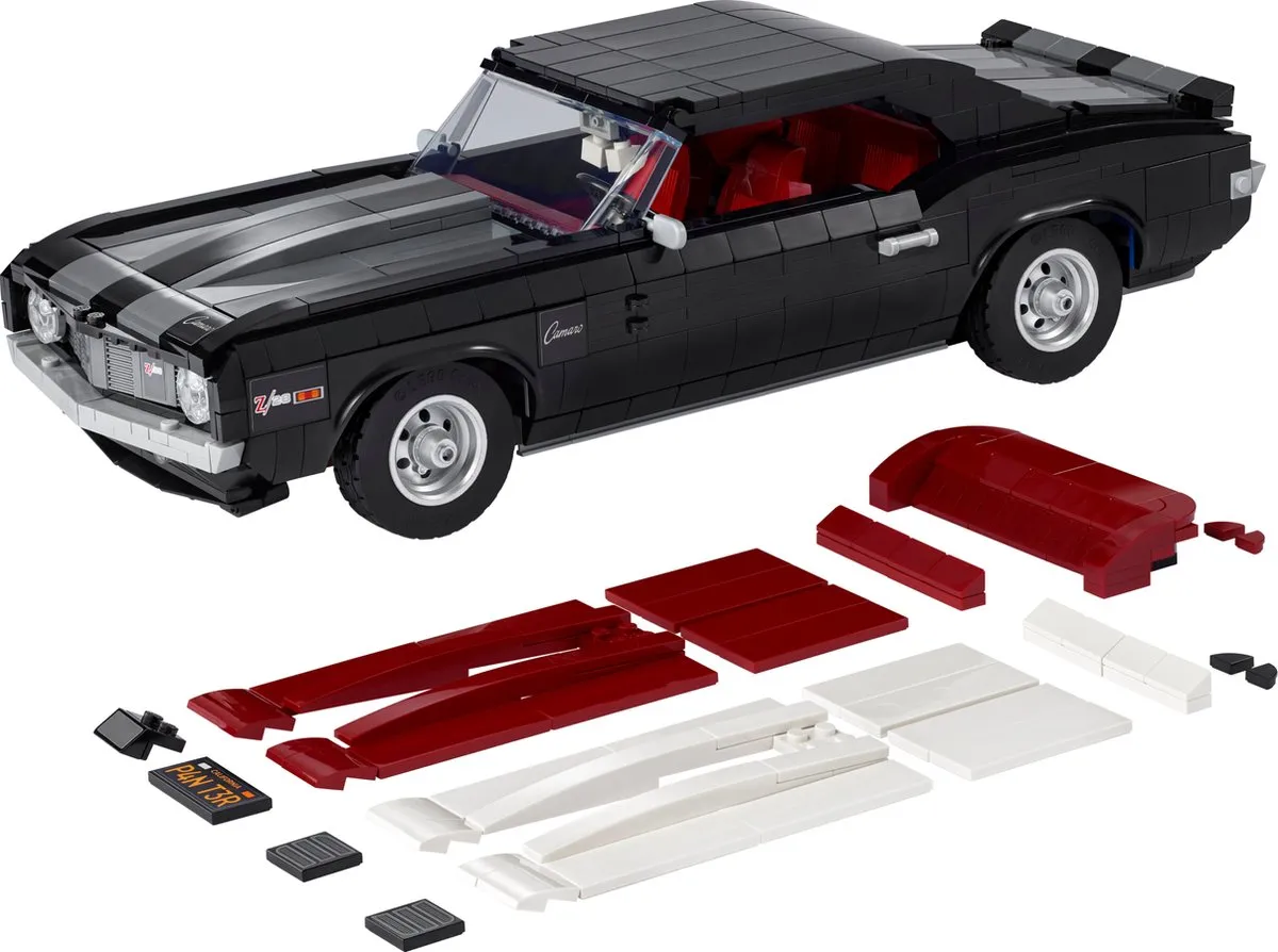 LEGO Icons Chevrolet Camaro Z28 Bouwpakket 10304 - 1456 Stukken - afbeelding 6 van 6