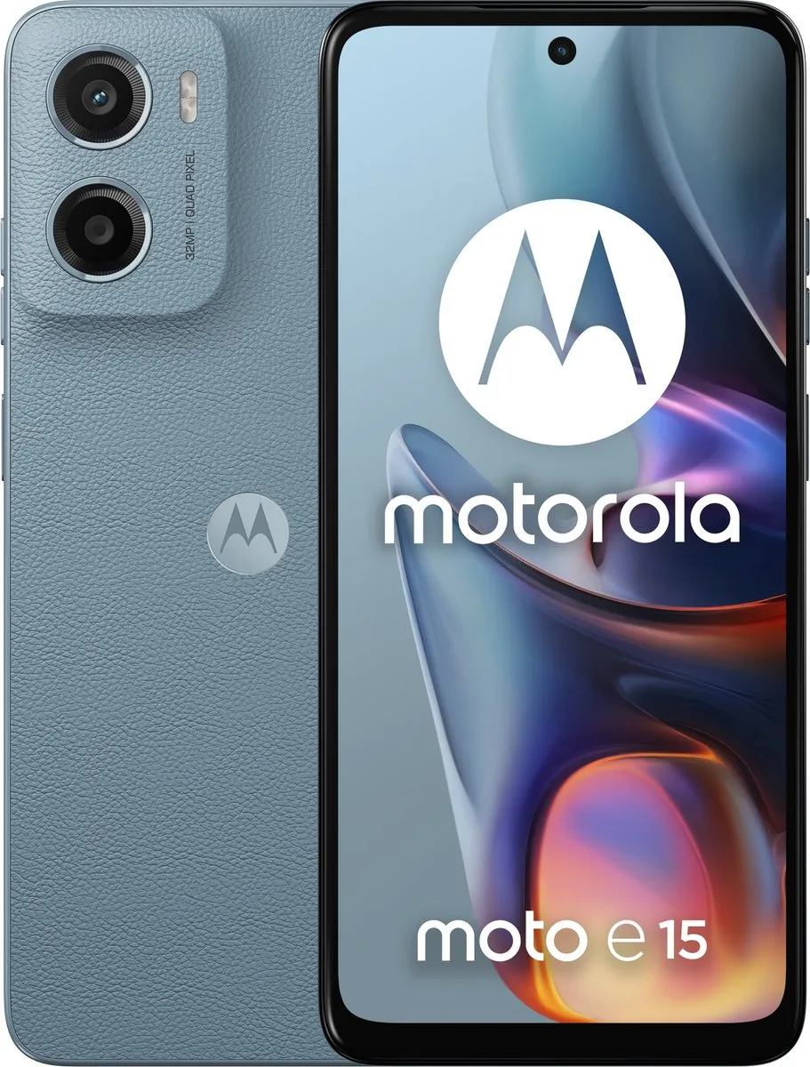 Motorola Moto E15 PB6S0000SE - 64GB Misty Blue