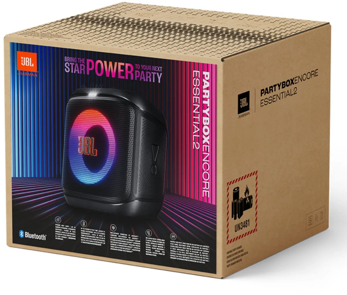 JBL PartyBox Encore Essential 2 Draadloze Speaker - 100W - Zwart